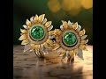 Video: Sunflower Earrings - Jewelry 3D