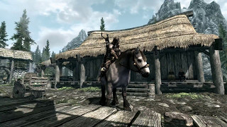 Skyrim funny horse glitch