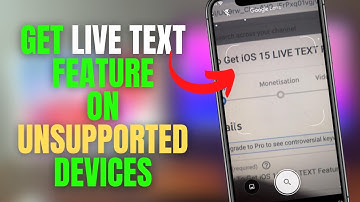 How To Get iOS 15 LIVE TEXT Feature On All iPhones And Android Phones