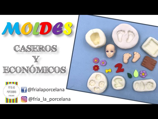 Sedería Don Chicho - Moldes Makin's Clay especiales para trabajar con masas  moldeables como: la arcilla polimerica, porcelana fría o el fondant, hoy te  ofrecemos este diseño, que te permitirá obtener figuras