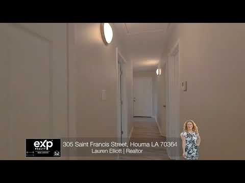 305 SAINT FRANCIS STREET, Houma, LA home video tour