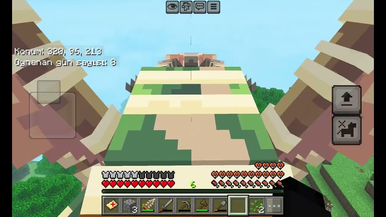 Yeni Seri 3.Bölüm /Minecraft Yeni Ejderha Bulduk (mertin sesi gelmemiş)