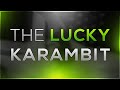 THE LUCKY KARAMBIT?! CSGO Case Opening #2!!