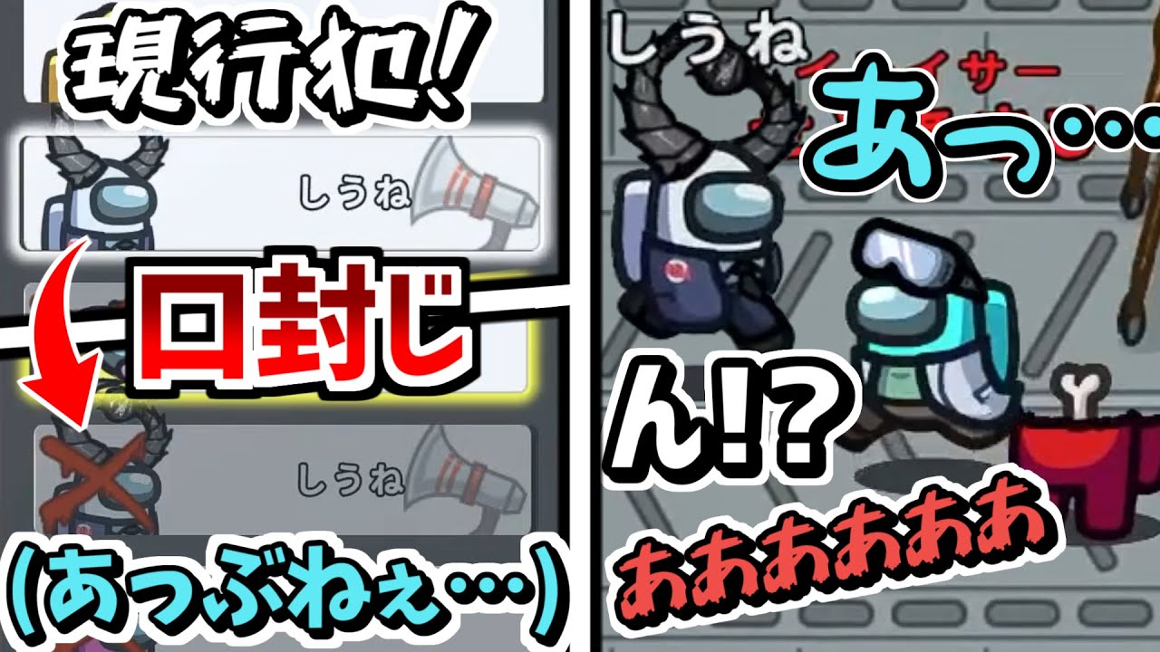 【卑怯】とんでもない口封じで証拠隠滅しましたｗｗｗ【Among Us】