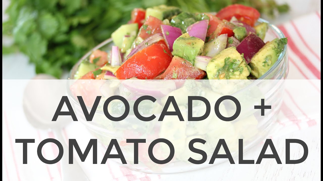 Easy Avocado + Tomato Salad | Clean & Delicious