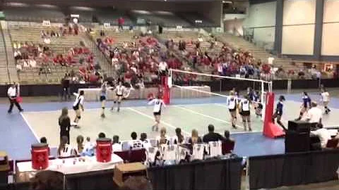 Meredith Gates Digs All-American Kathryn Broussard
