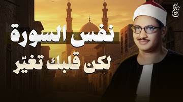 كأنك تسمعها لأول مرة… تلاوة سورة يوسف بصوت الشيخ المنشاوي