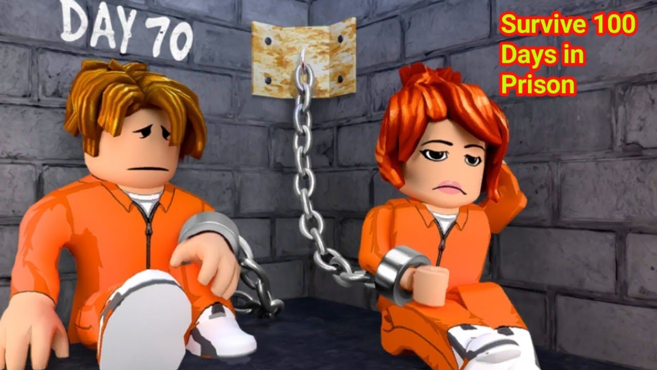 Survive 100 Days in Prison Roblox ! Full gameplay walkthrough