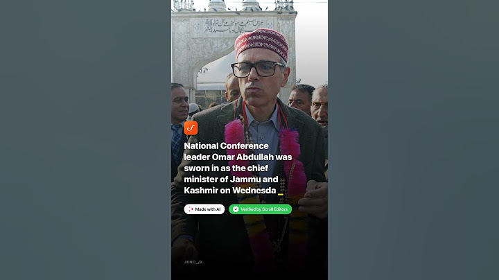 Omar Abdullah sworn in as Jammu and Kashmir CM, Congress declines to join government for now