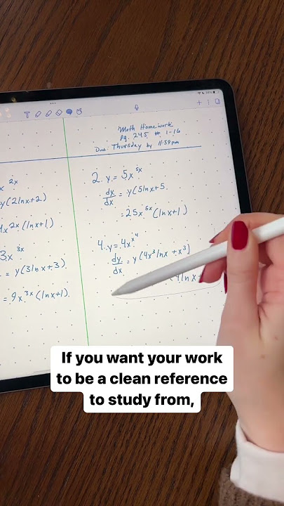Here’s a little known Notability hack for the neatest math notes ever 👏😍 Did you know about this?