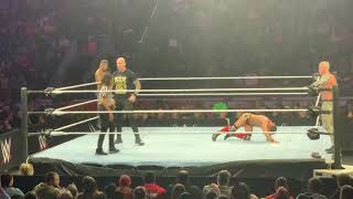 Johnny Gargano and Dexter Lumis vs The Miz and Baron Corbin - WWE Live Holiday Tour 12/29/22 Hershey