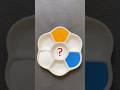 Color Mixing - DarkOrange, White and DeepSkyBlue  #colormixing #satisfying #colormixingmagic