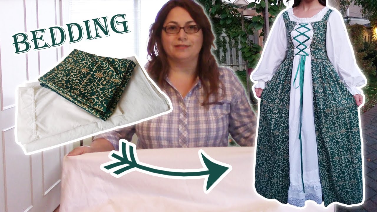 Making A Medieval Dress From Bedding!