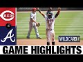 Ian Anderson leads shutout sweep, Braves head to NLDS | Reds-Braves Game 2 Highlights 10/1/20