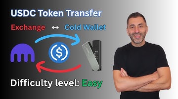 How to transfer USDC Token from Kraken to Ledger Nano S Plus and back to the exchange