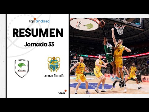 Unicaja - Lenovo Tenerife (75-71) RESUMEN | Liga Endesa 2022-23