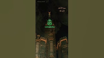سورة الأنعام الآية 81