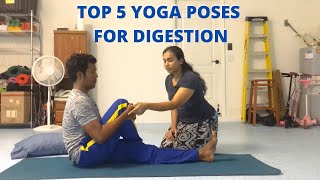 TOP 5 YOGA POSE'S FOR DIGESTION