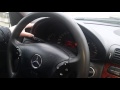 Mercedes W203 CDI 220 Проверка уровня масла в двигателе