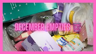 December Hygiene empties| Last one of 2023 ✌🏾Repurchase or nah??