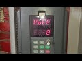 Sunfar 5.5Kw VFD Repair & Testing | Shows P-OFF problem continuously on display #vfd #problem #video