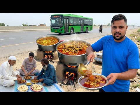 45 YEAR OLD CHEAPEST HIGHWAY STREET CART😱 LAHORI STREET FOOD MUTTON PAYE| PAKISTANI ICONIC BREAKFAST