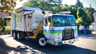 CNG Recology Autocar ACX Heil Durapack Python Cruising Through Trash (13410)
