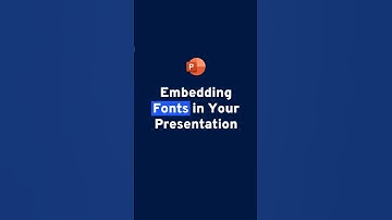 How to Embed Fonts in PowerPoint Presentation. Quick Tutorial - #powerpoint #tutorial #microsoft
