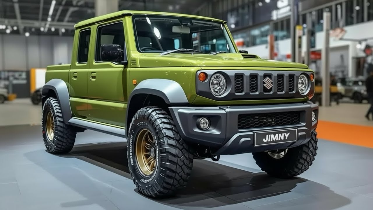Представлен пикап Suzuki Jimny 2026 года — мини-грузовик, невероятный стиль!