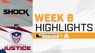 San Francisco Shock VS Washington Justice - Overwatch League 2021 Highlights | Week 8 Day 3