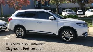 2018 Mitsubishi Outlander Diagnostic Port Location