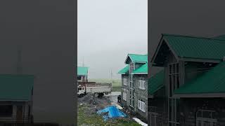 Morning live snowfall in Kargil drass valley