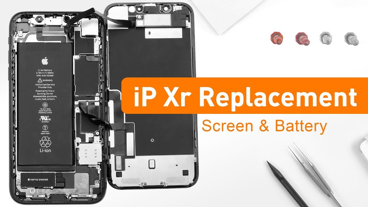 iPhone XR Screen & Battery Replacement --Just Five Steps ! (4K