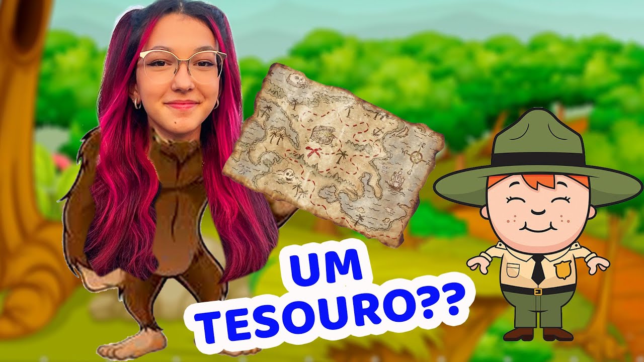 PÉ GRANDE DESAJEITADO EM BUSCA DO TESOURO (Sneaky Sasquatch) | Família Luluca