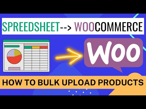 how to bulk upload products to woocommerce online store