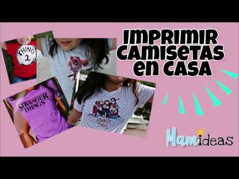 COMO ESTAMPAR/SERIGRAFIAR /IMPRIMIR CAMISETAS CASA (3 /HOW TO PRINT T-SHIRT AT - YouTube