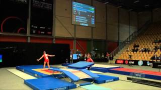 Vachon Denis Can - 2015 Trampoline Worlds - Qualification Double Mini Routine 1