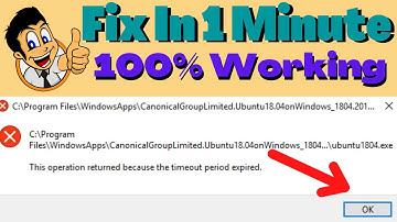 Fix in 1 min This Operation Returned Because This Timeout Period Expired Error Windows 10/8/7/8.1/11