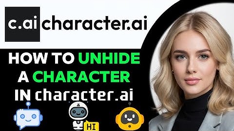 How to Safely Unhide a Character in Character AI 2024! (FULL GUIDE)