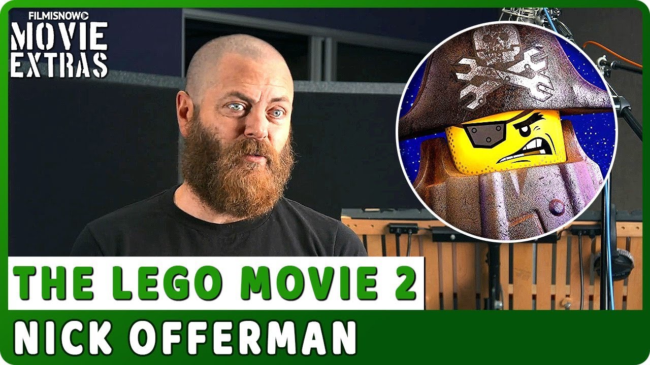 THE LEGO MOVIE 2 On-studio Interview with Nick Offerman