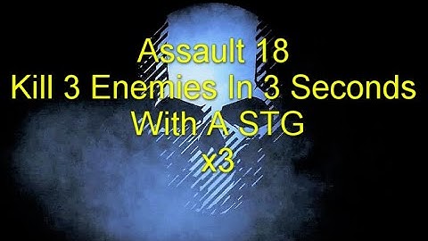 Ghost Recon Breakpoint : Assault Rank 18 : Kill 3 Enemies In 3 Seconds With A STG x3