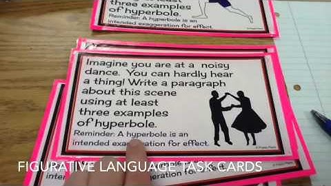 Figurative Language Task Cards