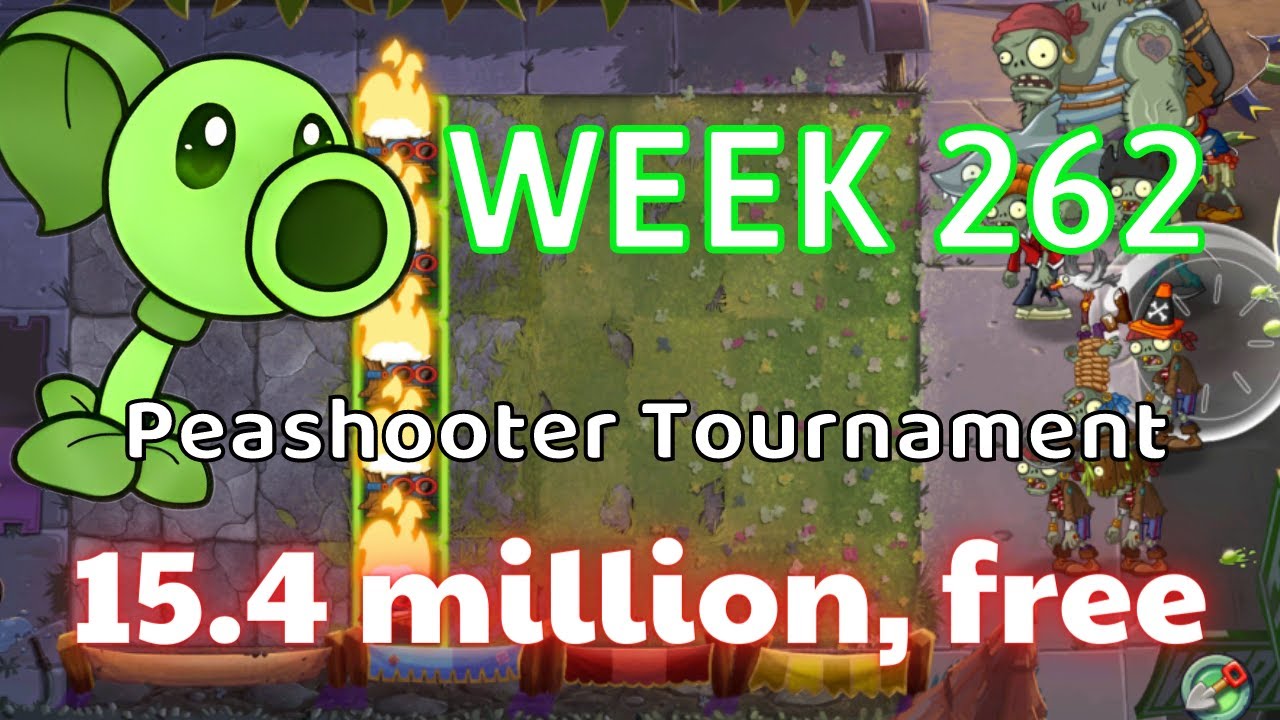 PvZ 2 Arena Peashooter Tournament Week 262, 15.4 million, Strategy