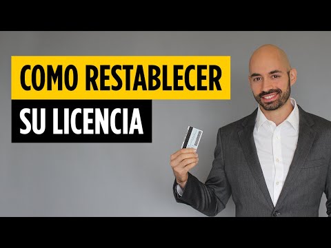 Video: ¿Cómo restablezco mi licencia suspendida en DC?