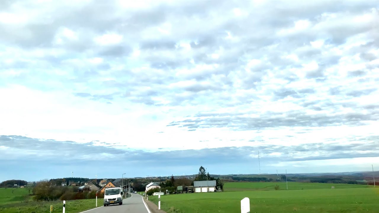 Luxembourg Drive 4K: Clervaux Countryside - Scenic Drive