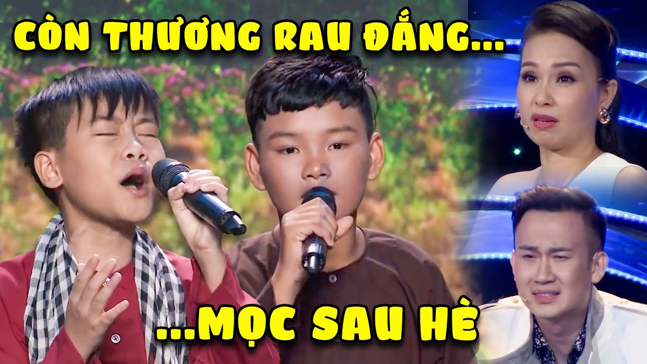 TUYỆT ĐỈNH SONG CA NHÍ MỚI NHẤT😘Tấn Bảo và Nhật Duy LẤY NƯỚC MẮT khi hát về TÌNH CHA MẸ quá xúc động