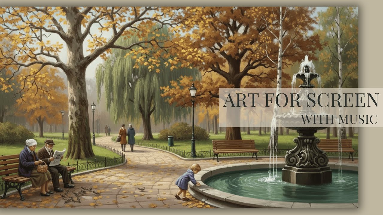 Art for Screen with Music | Jazz Art Ambience for TV, Café & Focus