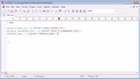 Beginner PHP Tutorial - 66 - Better Way to Get Visitors IP Address