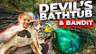 The best trail guide you'll ever find hiking the DEVIL'S BATHTUB in Virginia