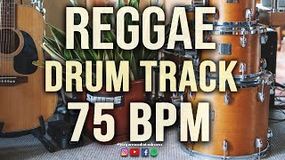 Video thumbnail of "REGGAE DRUM TRACK - "CALM" - 75 BPM"